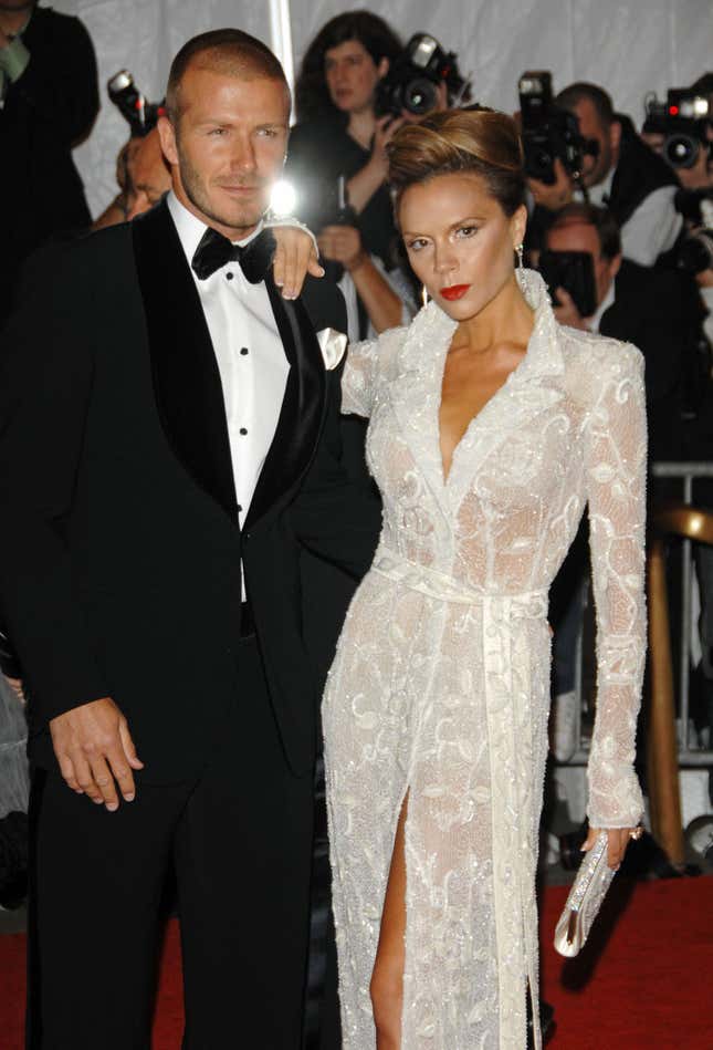 David and Victoria Beckham.