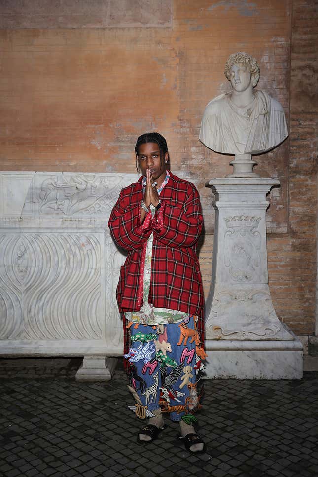 Image for article titled The Evolution of A$AP Rocky&#39;s Style