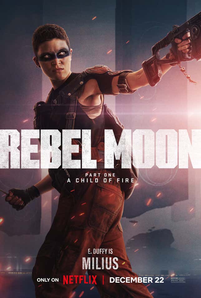 Zack Snyder's Space Snyderverse New Rebel Moon Posters