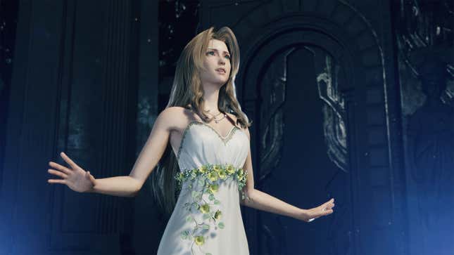 Aerith sings No Promises To Keep.