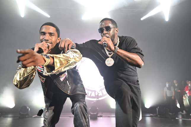 King Combs and Diddy perform at O2 Shepherd’s Bush Empire in a special one night only event at O2 Shepherd’s Bush Empire on November 07, 2023 in London, England.