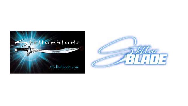 Dua logo Stellar Blade.