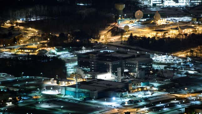 The National Security Agency in Fort Meade, Maryland. 