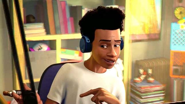 Miles Morales in Spider-Man: Into the Spider-Verse.