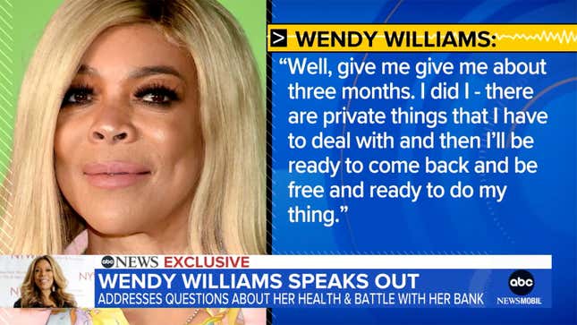 Image for article titled Wendy Williams Speaks!