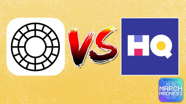 Image for article titled The Greatest App of All Time Day 14: VSCO vs. HQ Trivia