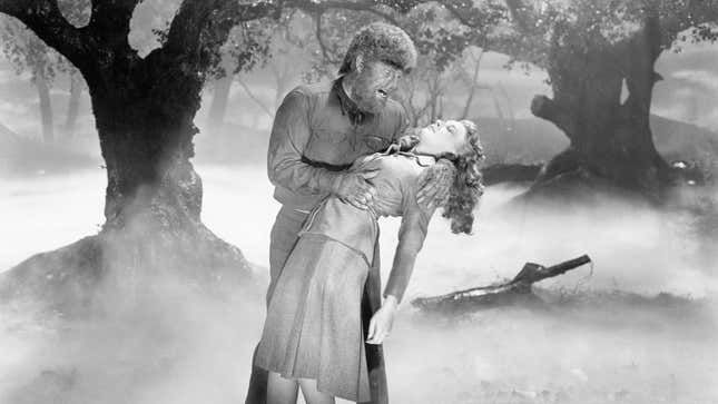 Lon Chaney Jr. and Evelyn Ankers in Universalâ€™s originalThe Wolfman (1941)