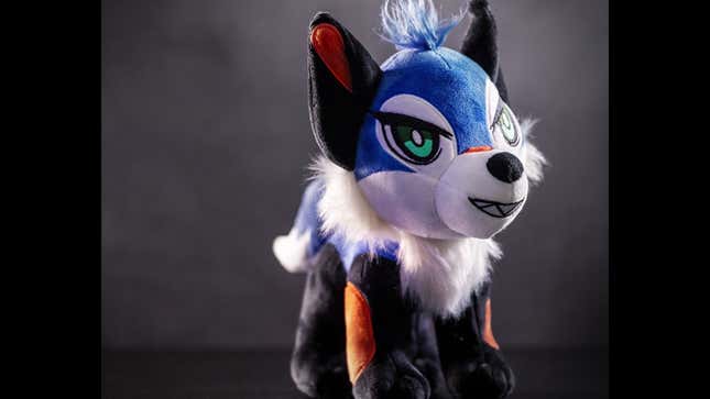 Photo of SonicFox plush toy. 