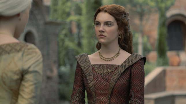 Emily Carey as Alicent Hightower in House of the Dragon.