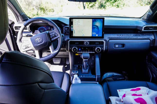 Interior of the 2024 Toyota Tacoma hybrid Limited
