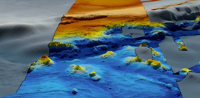 The new mapping data gives researchers far more detail of the ocean floor.