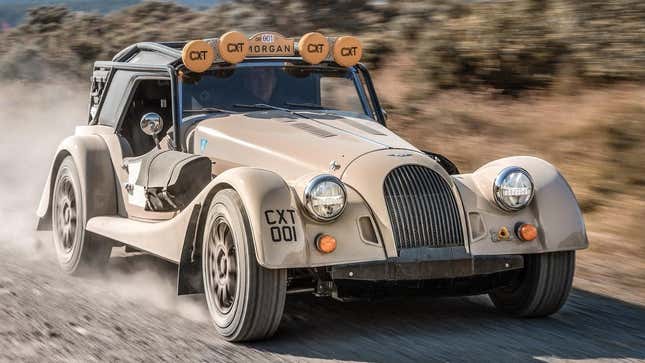 Image for article titled The Morgan CX-T Takes The British Roadster Off-Roading