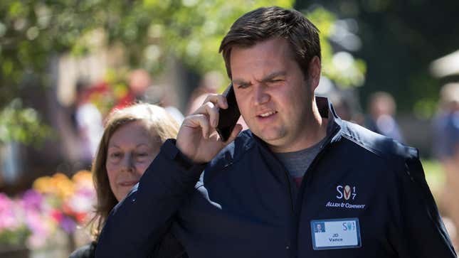 Image for article titled Hillbilly Elegy Author J.D. Vance Is Very Sorry He Criticized Donald Trump