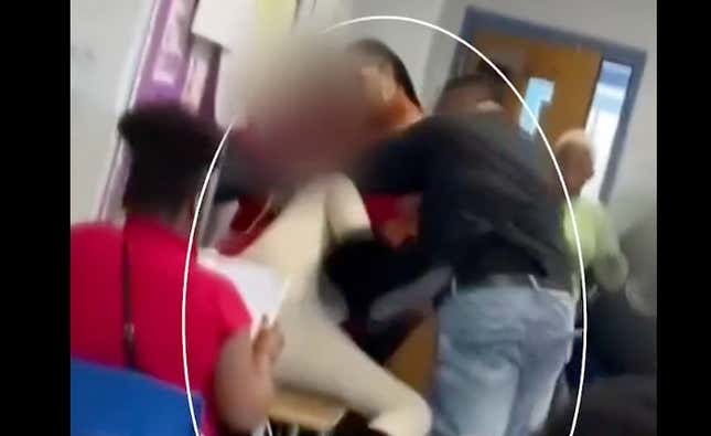 Image for article titled WTH?! This Grown Teacher is in Massive Trouble After Scrapping with a 13-Year-Old Because of This