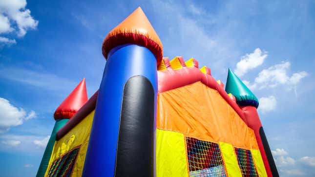 Image for article titled Wind Can Easily Turn Bounce Houses Into Death Traps