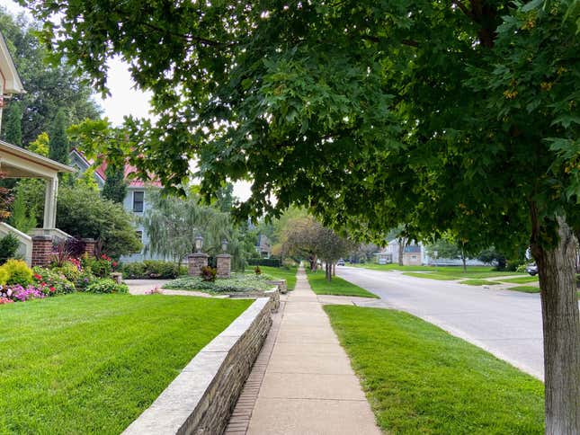 Barrio en Iowa City.