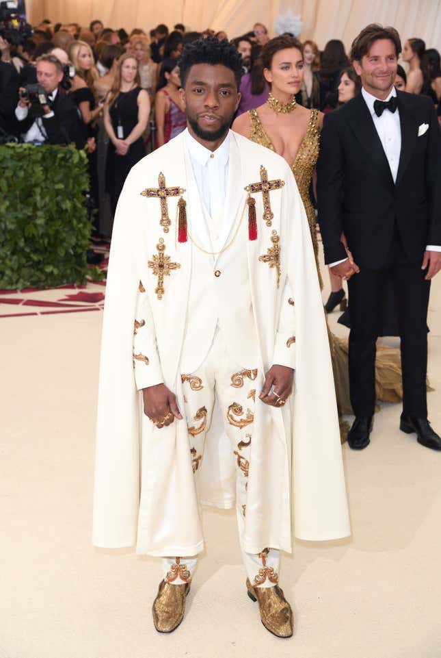 Image for article titled Met Gala 2024: Black Men&#39;s Red Carpet Looks Over the Years