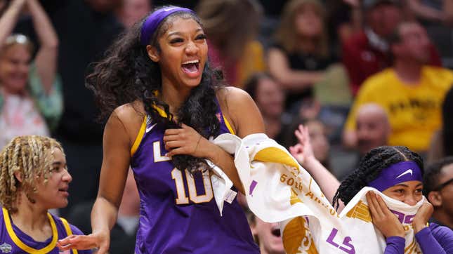 Image for article titled Angel Reese Is an NCAA Champion, Racist Trolls Be Damned