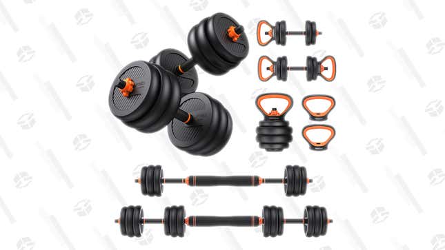 4-In-1 Adjustable Free Weight Set | $120 | Amazon