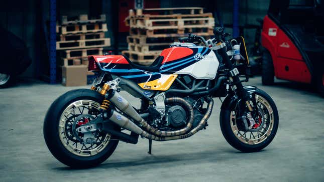 Image for article titled This Martini Motorbike Is The Raddest Custom On Earth