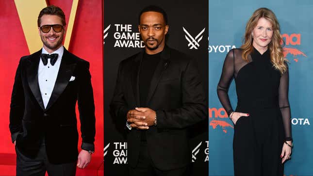 Glen Powell; Anthony Mackie; Laura Dern