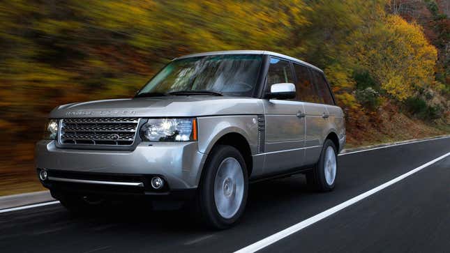 A 2010 Land Rover Range Rover Supercharged.