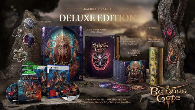 The Baldur's Gate 3 Deluxe Edition.