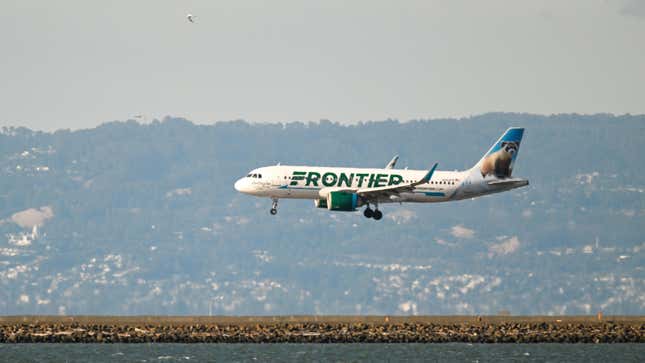 Flugzeug von Frontier Airlines