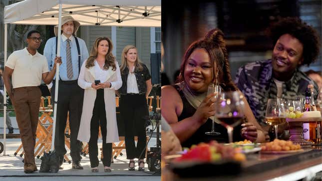 Michael Benjamin Washington, Humphrey Ker, Ana Gasteyer, Harriet Dyer in American Auto; Nicole Byer and Echo Kellum in Grand Crew