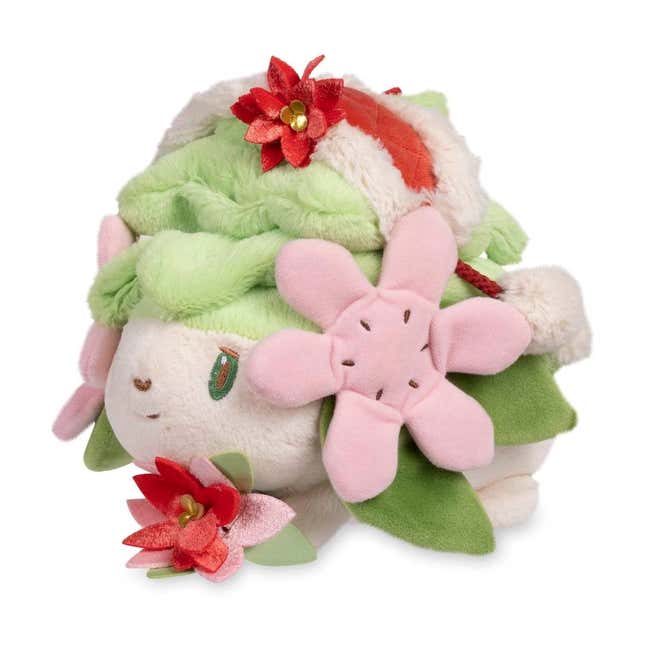 Shaymin cubierto de más flores de lo de costumbre.