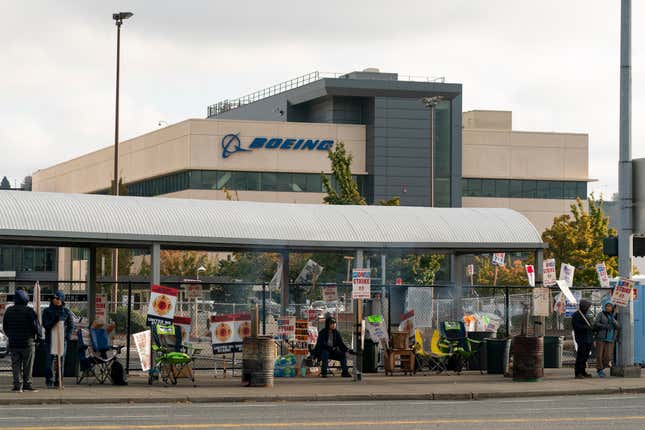 A Boeing building