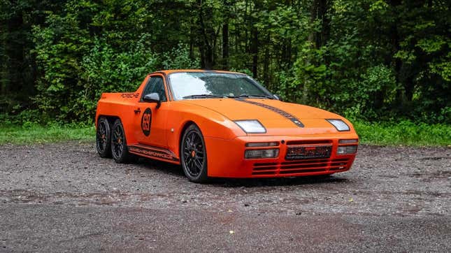 Image for article titled Buy This Six-Wheeled Porsche 944 Pickup That You&#39;ll Probably Have A Love/Hate Relationship With