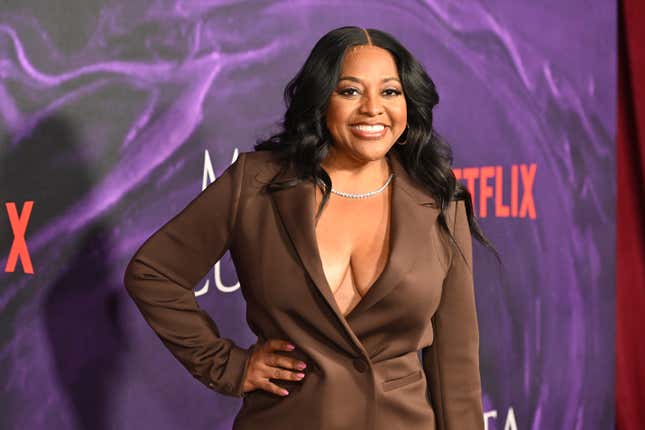 Sherri Shepherd attends Tyler Perry’s Mea Culpa Premiere at The Paris Theatre on February 15, 2024 in New York City.