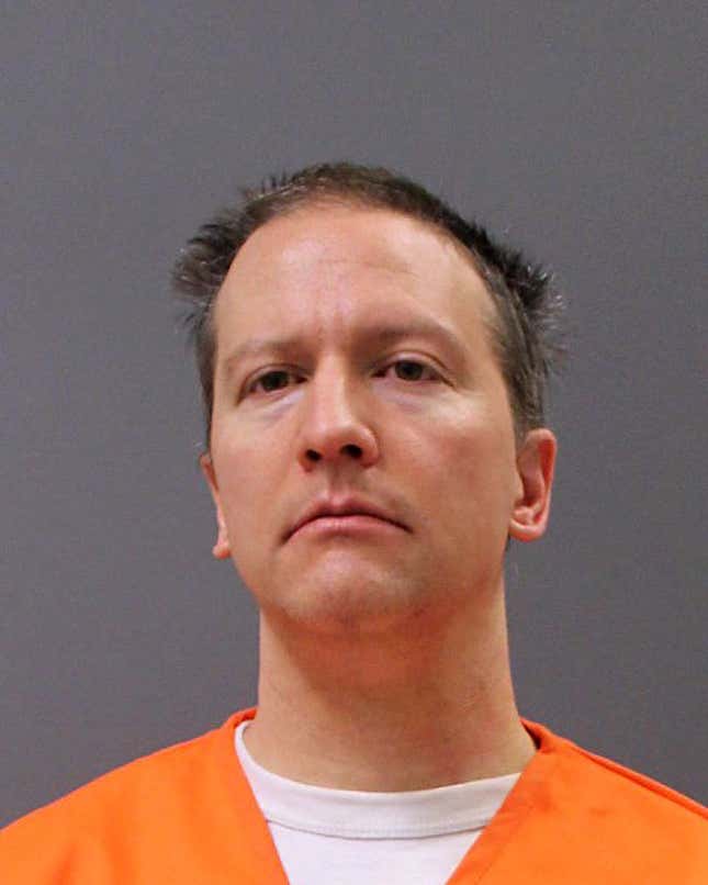 In this photo provided by the Minnesota Department of Corrections, former Minneapolis police officer Derek Chauvin poses for a booking photo after his conviction on April 21, 2021, in Minneapolis, Minnesota. 