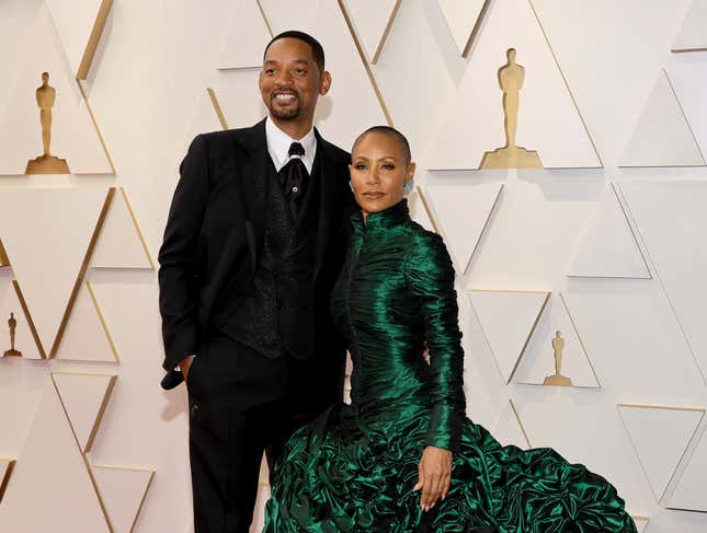 Will Smith and Jada Pinkett Smith attend the 94th Annual Academy Awards at Hollywood and Highland on March 27, 2022 in Hollywood, California.