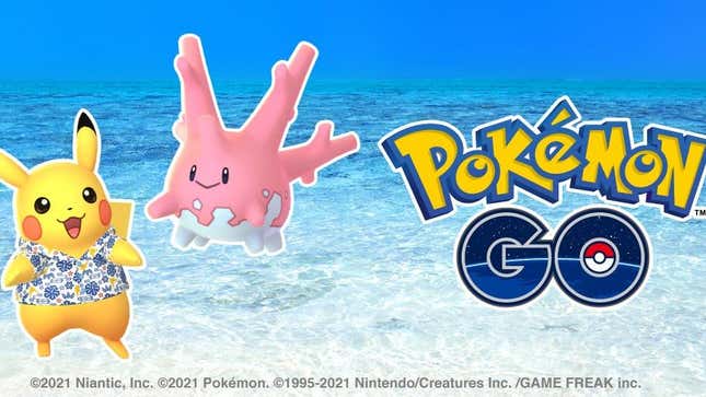 A Shiny Corsola was also slated to be released.  