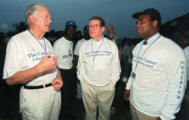 Image de l'article intitulé 16 photos montrant comment les Noirs ont couché avec Jimmy Carter