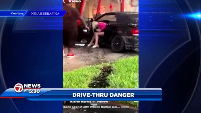 Florida woman crashes into Popeyes