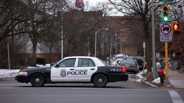 Milwaukee police work the scene of a shooting at the Molson Coors Brewing Co. campus on February 26, 2020 in Milwaukee, Wisconsin.