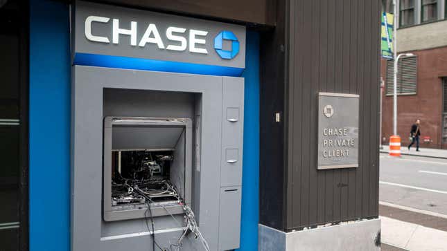 Un cajero automático Chase