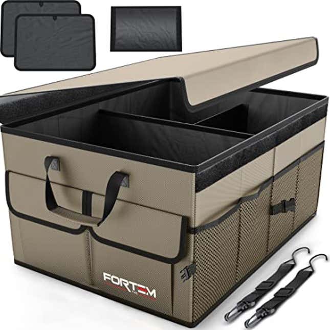 Image for article titled Unleash Ultimate Car Trunk Organization with Fortem Car Trunk Organizer, 32% Off