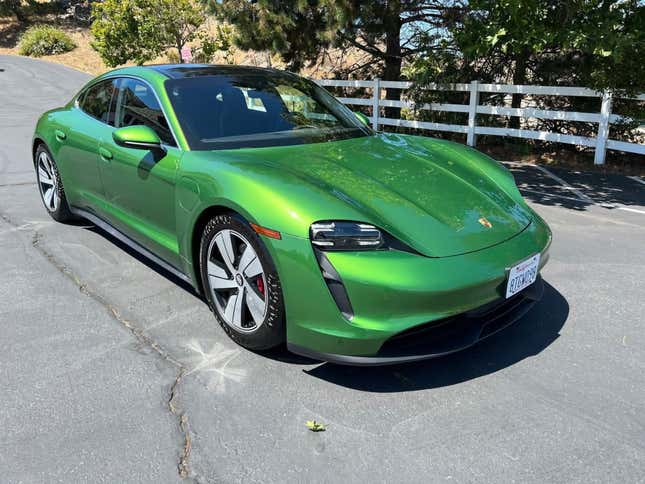 Image for article titled At $64,000, Will This 2020 Porsche Taycan 4S Make It Easy Being Green?