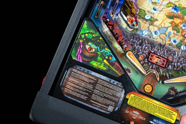 A screenshot shows Stern's new D&D pinball machine.