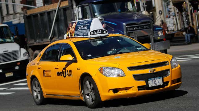 Image for article titled Uber&#39;s Latest Innovation, Apparently: Yellow Cabs
