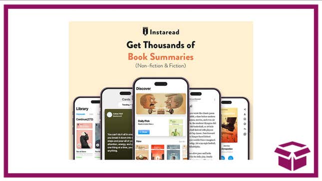 Learn More in Minutes a Day With a Lifetime Subscription to Instaread Book Summaries for 73% Off