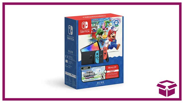 Image for article titled Nintendo&#39;s Newest Switch Mario Wonder Bundle is the Perfect MAR10 Day Deal