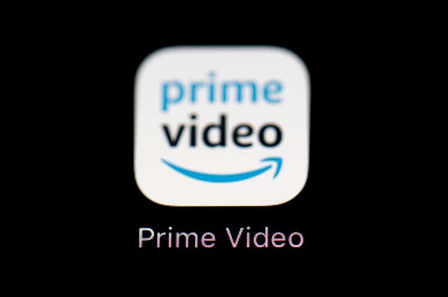 FILE - The Amazon Prime Video streaming app is seen on an iPad screen, March 19, 2018, in Baltimore. Prime will include ads beginning Monday, Jan. 29, 2024, the company said in an email to U.S. members, setting a date for an announcement it made back in September 2023. (AP Photo/Patrick Semansky, File)