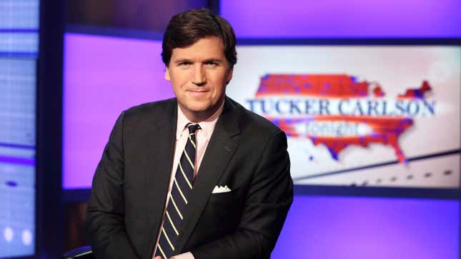 Image for article titled Tucker Carlson And Fox News&#39; History Of Lies