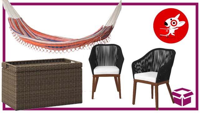 Take 50% off a wide selection of outdoor furniture at Target.