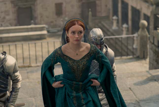 Alicent (Olivia Cooke), a nice church-going lady.